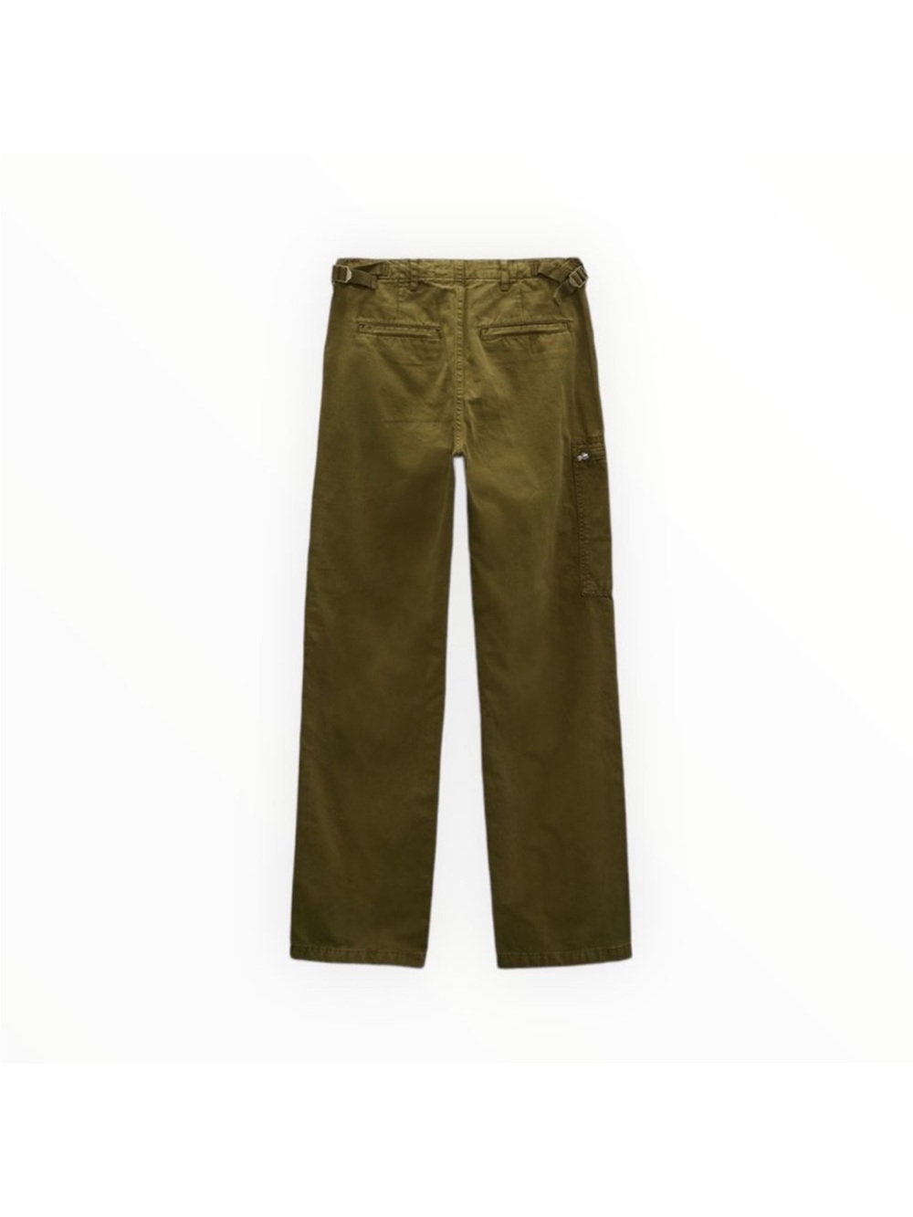 Zara The Macy Cargo Trousers Khaki Green - Picture 13 of 16